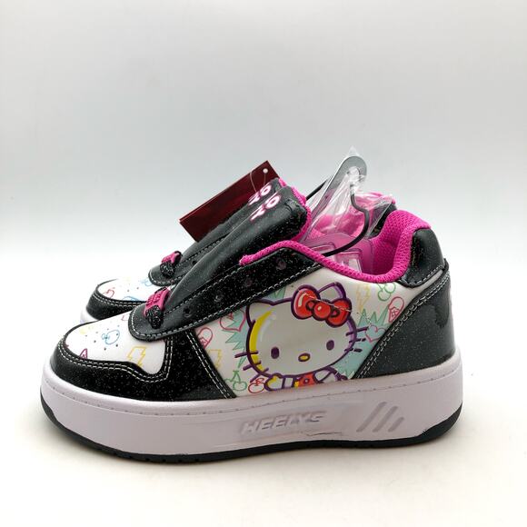 Heelys Girls Hello Kitty Kama Sneakers Youth 13 C EU 31 Black White Multi NIB - Picture 8 of 14